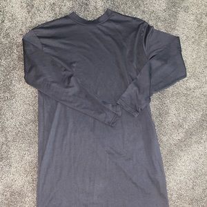 Mock Neck T shirt Dress